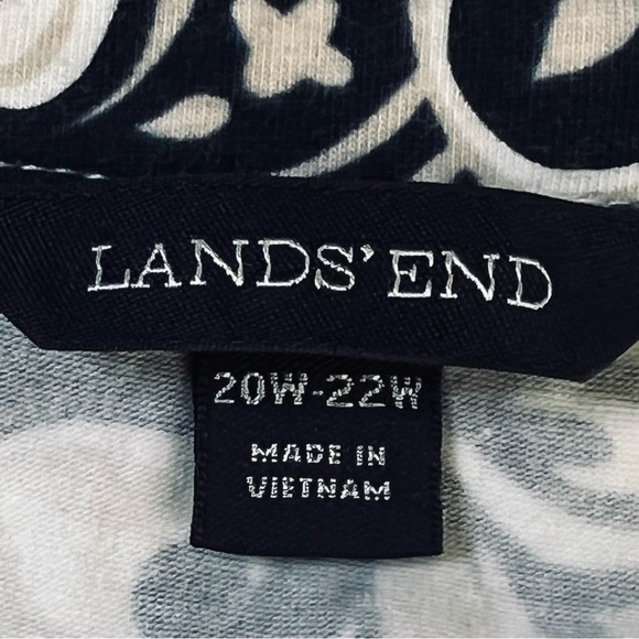 Lands’ End Women’s Paisley Print Tunic Plus Size 2X EUC - Picture 9 of 14